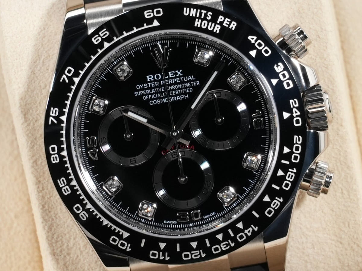 ロレックス デイトナ Ref.116519LN 18KWG ブラック8Pダイヤ文字盤 美品 kpghfytu