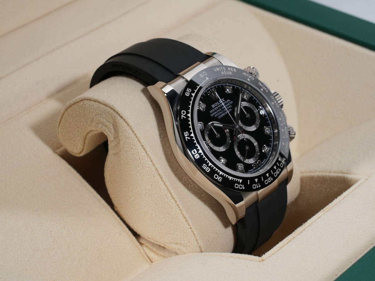 ロレックス デイトナ Ref.116519LN 18KWG ブラック8Pダイヤ文字盤 美品 kpghfytu