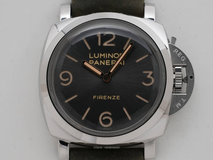 パネライ ルミノール 1950 3DAYS FIRENZE Ref.PAM00605 グレー文字盤 中古 yh6hm37f