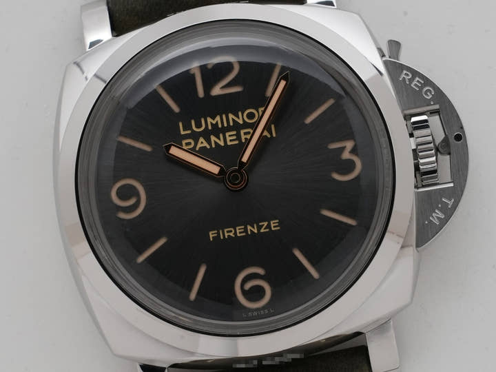 パネライ ルミノール 1950 3DAYS FIRENZE Ref.PAM00605 グレー文字盤 中古 yh6hm37f
