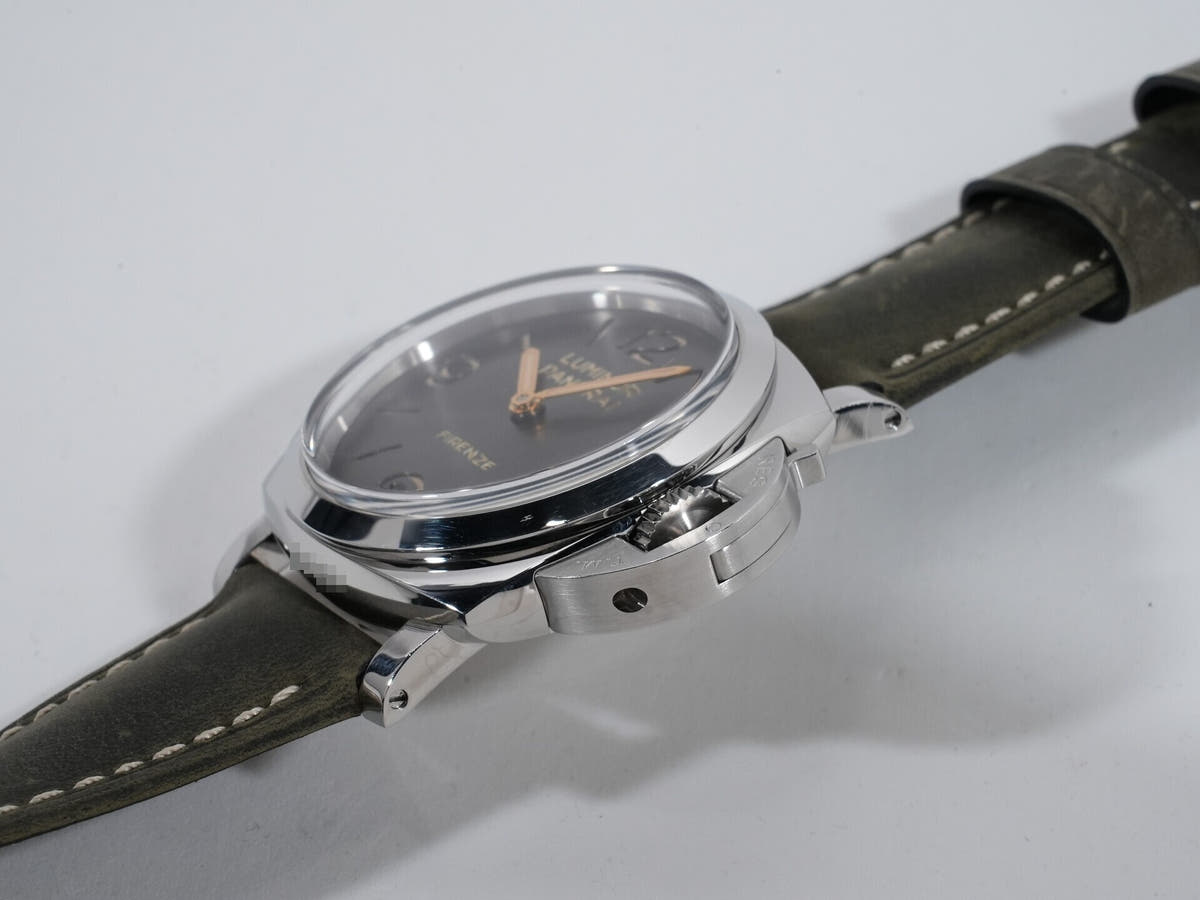 パネライ ルミノール 1950 3DAYS FIRENZE Ref.PAM00605 グレー文字盤 中古 yh6hm37f