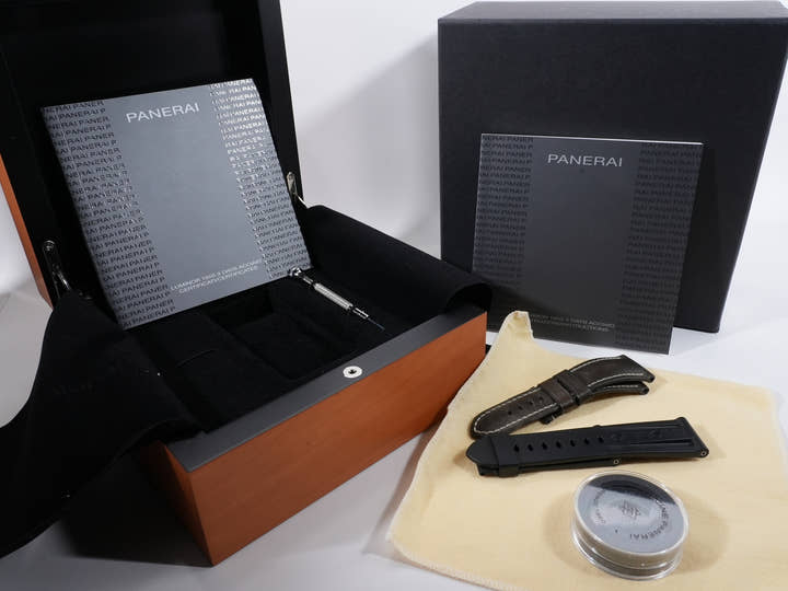 パネライ ルミノール 1950 3DAYS FIRENZE Ref.PAM00605 グレー文字盤 中古 yh6hm37f