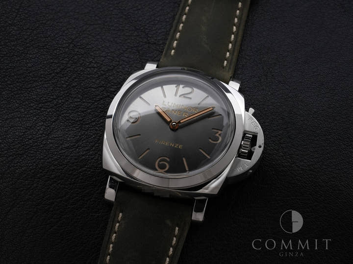 パネライ ルミノール 1950 3DAYS FIRENZE Ref.PAM00605 グレー文字盤 中古 yh6hm37f