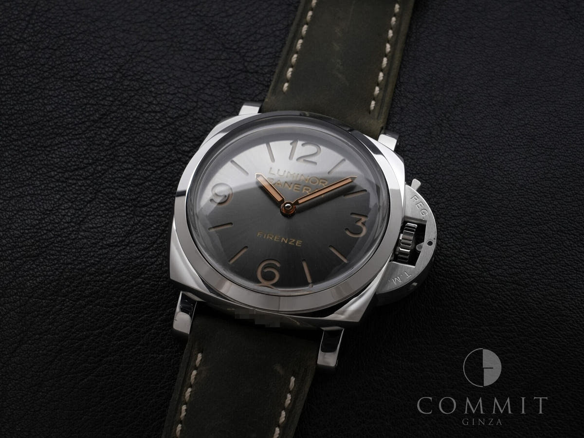 パネライ ルミノール 1950 3DAYS FIRENZE Ref.PAM00605 グレー文字盤 中古 yh6hm37f