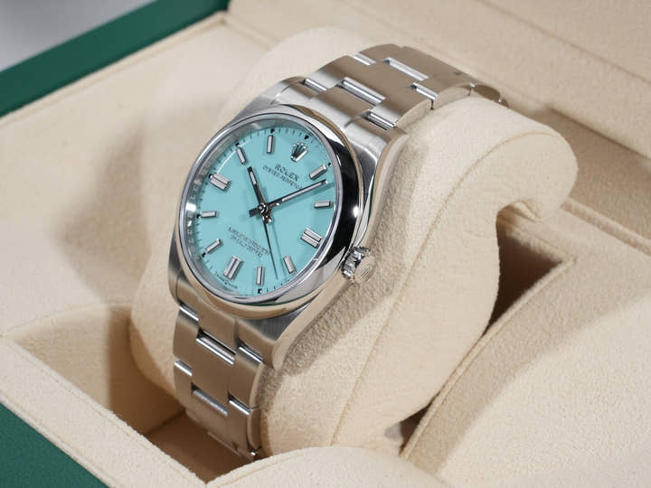 ロレックス オイスターパーペチュアル36 Ref.126000 ステンレススチール ターコイズ文字盤