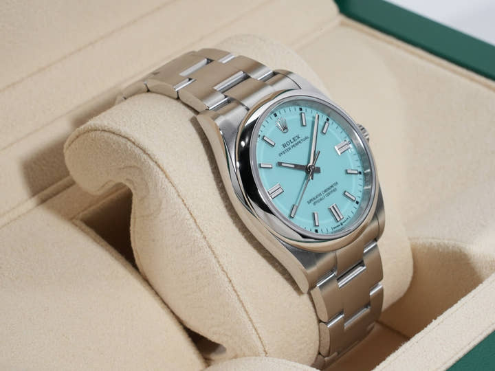 ロレックス オイスターパーペチュアル36 Ref.126000 ステンレススチール ターコイズ文字盤