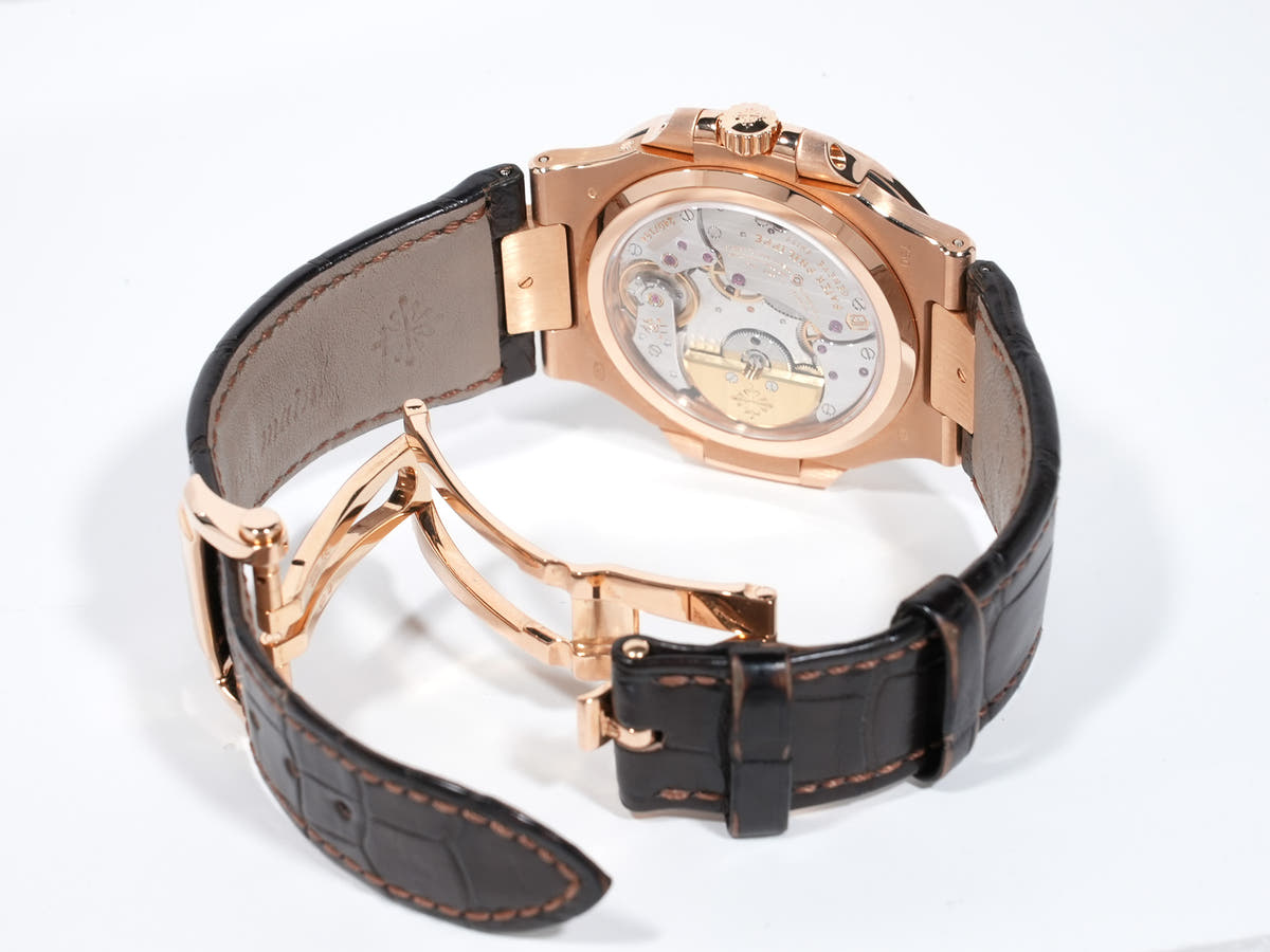 パテックフィリップ ノーチラス Ref.5712R-001 ブラック ブラウン文字盤 美中古 jjhtyayn