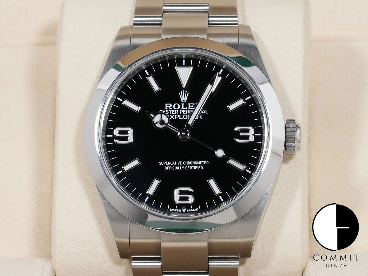 ロレックス エクスプローラー40 Ref.224270 ステンレススチール ブラック文字盤