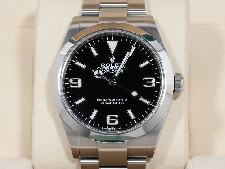 ロレックス エクスプローラー40 Ref.224270 ステンレススチール ブラック文字盤