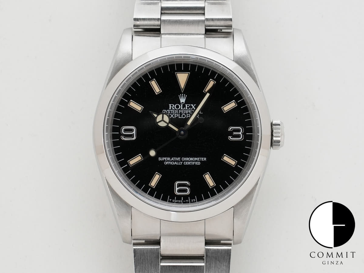 ロレックス エクスプローラーI Ref.14270 ステンレススチール ブラック文字盤