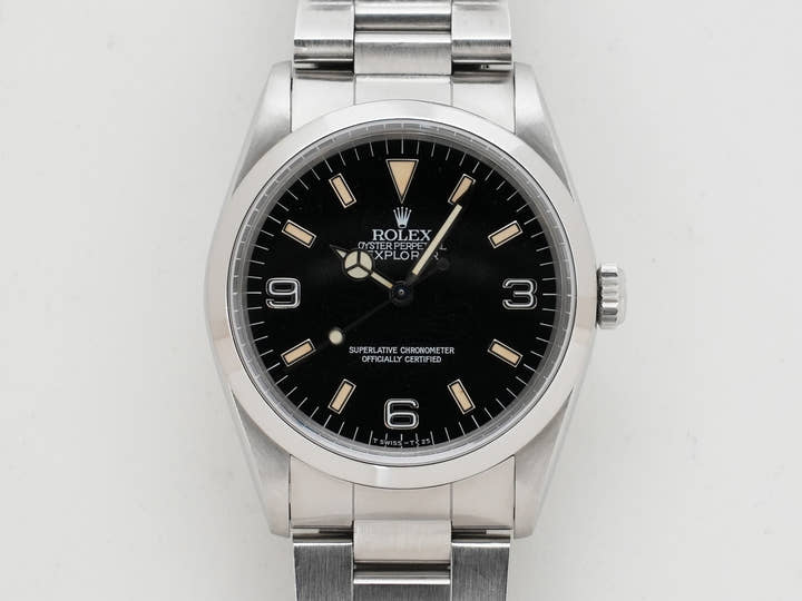 ロレックス エクスプローラーI Ref.14270 ステンレススチール ブラック文字盤