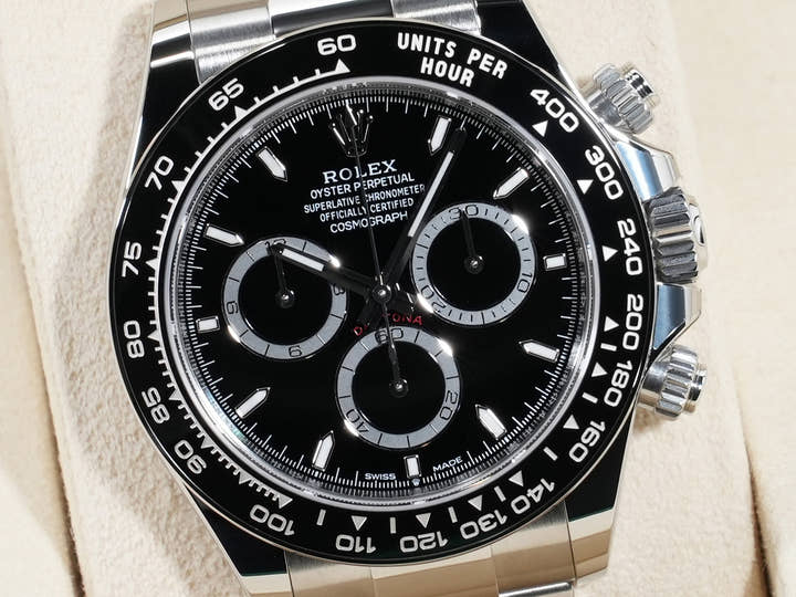 ロレックス デイトナ Ref.126500LN ステンレススチール ブラック文字盤