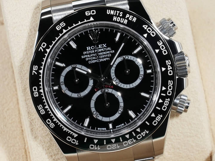 ロレックス デイトナ Ref.126500LN ステンレススチール ブラック文字盤