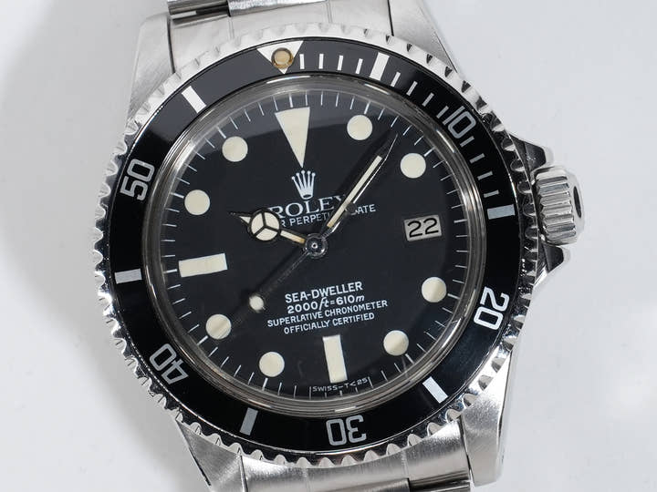 ロレックス シードゥエラー Ref.1665 ステンレススチール ブラック文字盤 中古 wn4ed9pq