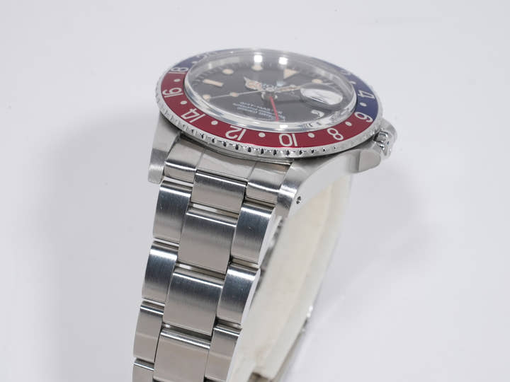 ロレックス GMTマスター Ref.16750 ステンレススチール ブラック文字盤 オイスターブレスレット