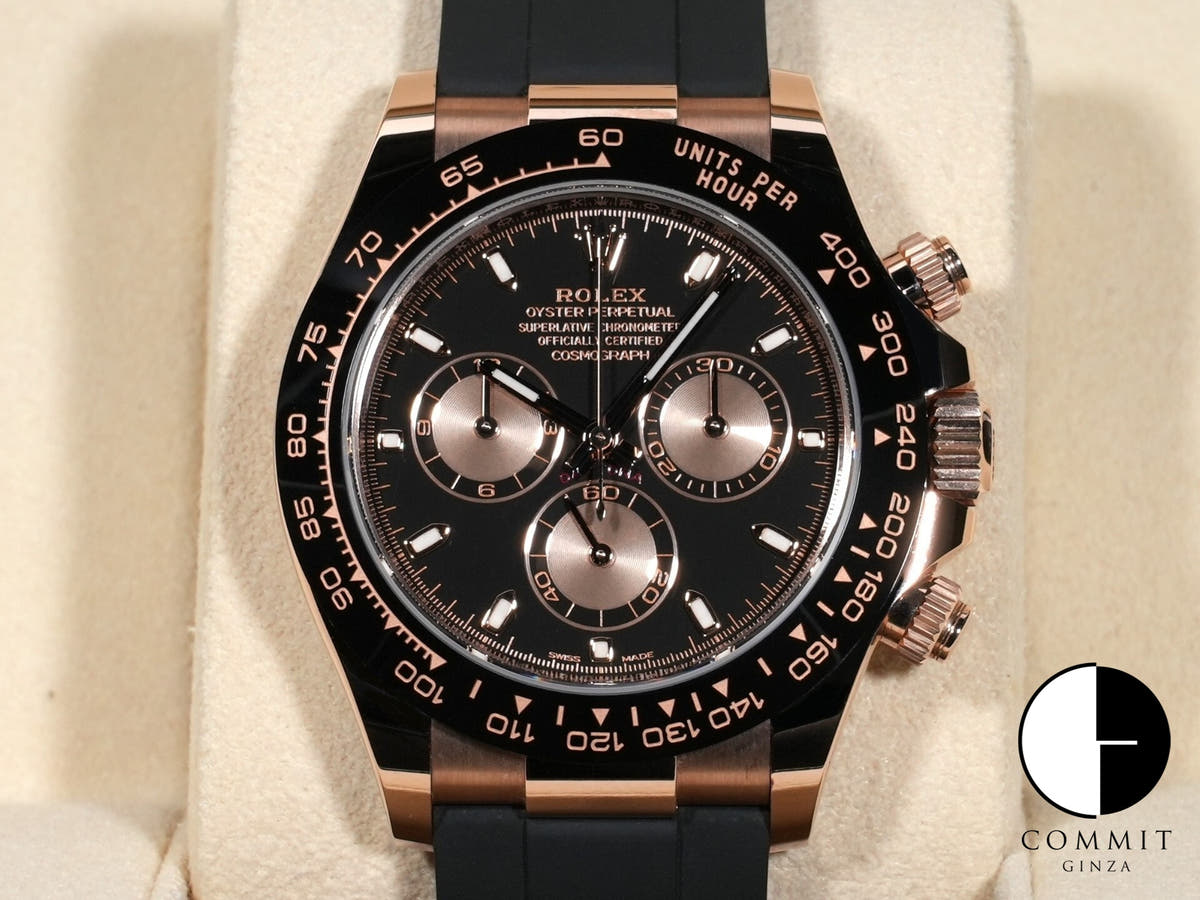 Rolex Daytona Ref. 116515LN Everose Gold, Black x Pink Dial