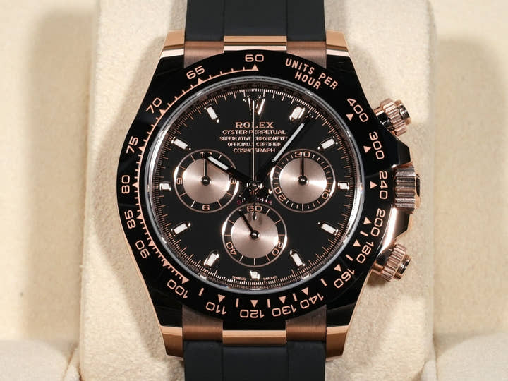 Rolex Daytona Ref. 116515LN Everose Gold, Black x Pink Dial