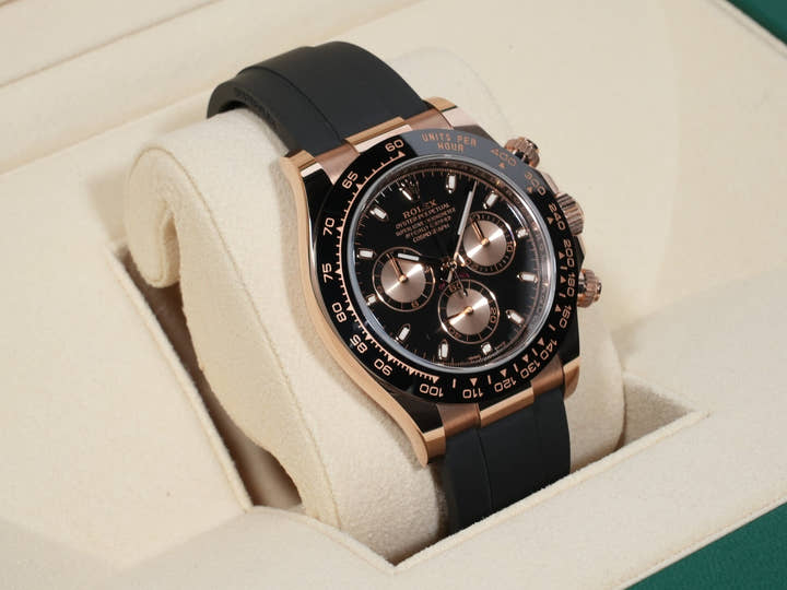 Rolex Daytona Ref. 116515LN Everose Gold, Black x Pink Dial