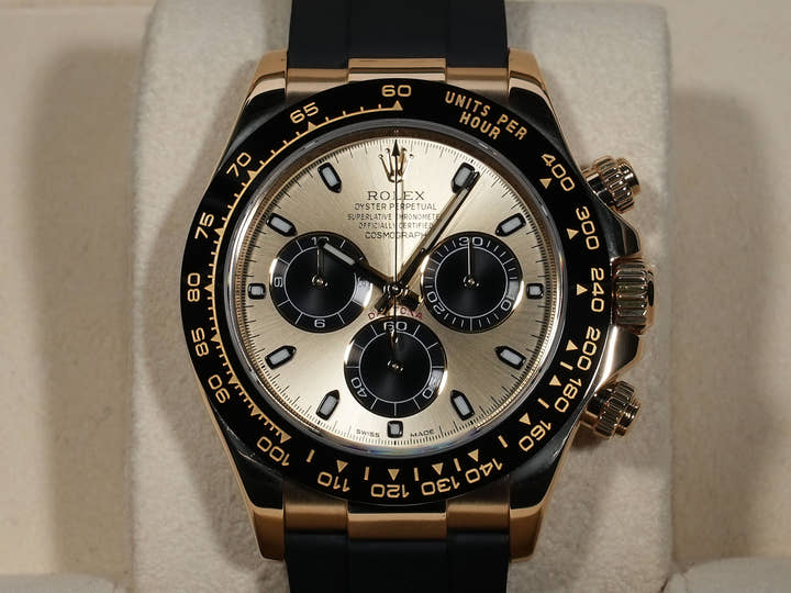 Rolex Daytona Ref. 116518LN Yellow Gold Champagne x Black Dial