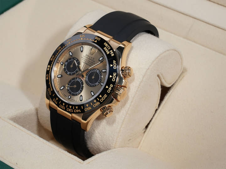 Rolex Daytona Ref. 116518LN Yellow Gold Champagne x Black Dial