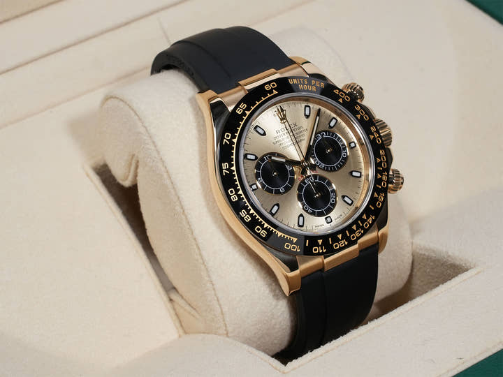 Rolex Daytona Ref. 116518LN Yellow Gold Champagne x Black Dial