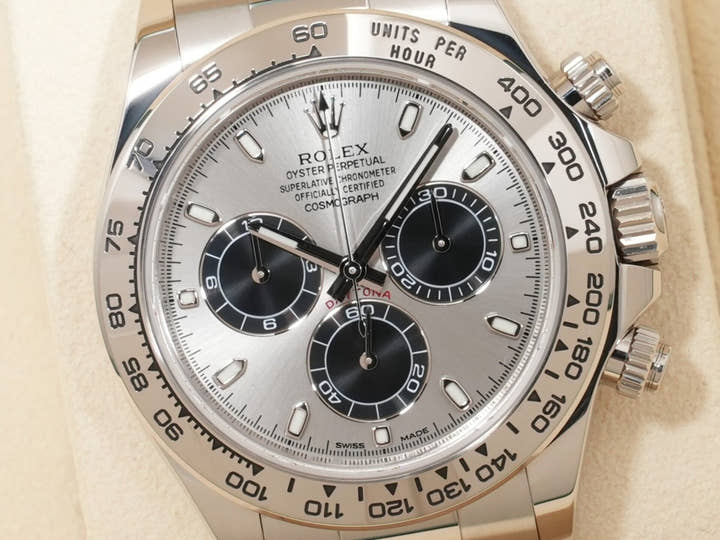 Rolex Daytona Ref. 116509 White Gold Steel x Black Dial