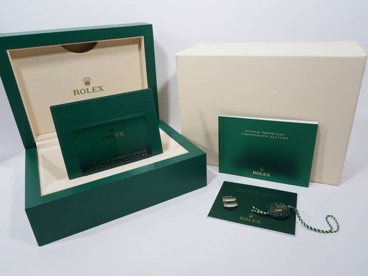 Rolex Daytona Ref. 116509 White Gold Steel x Black Dial