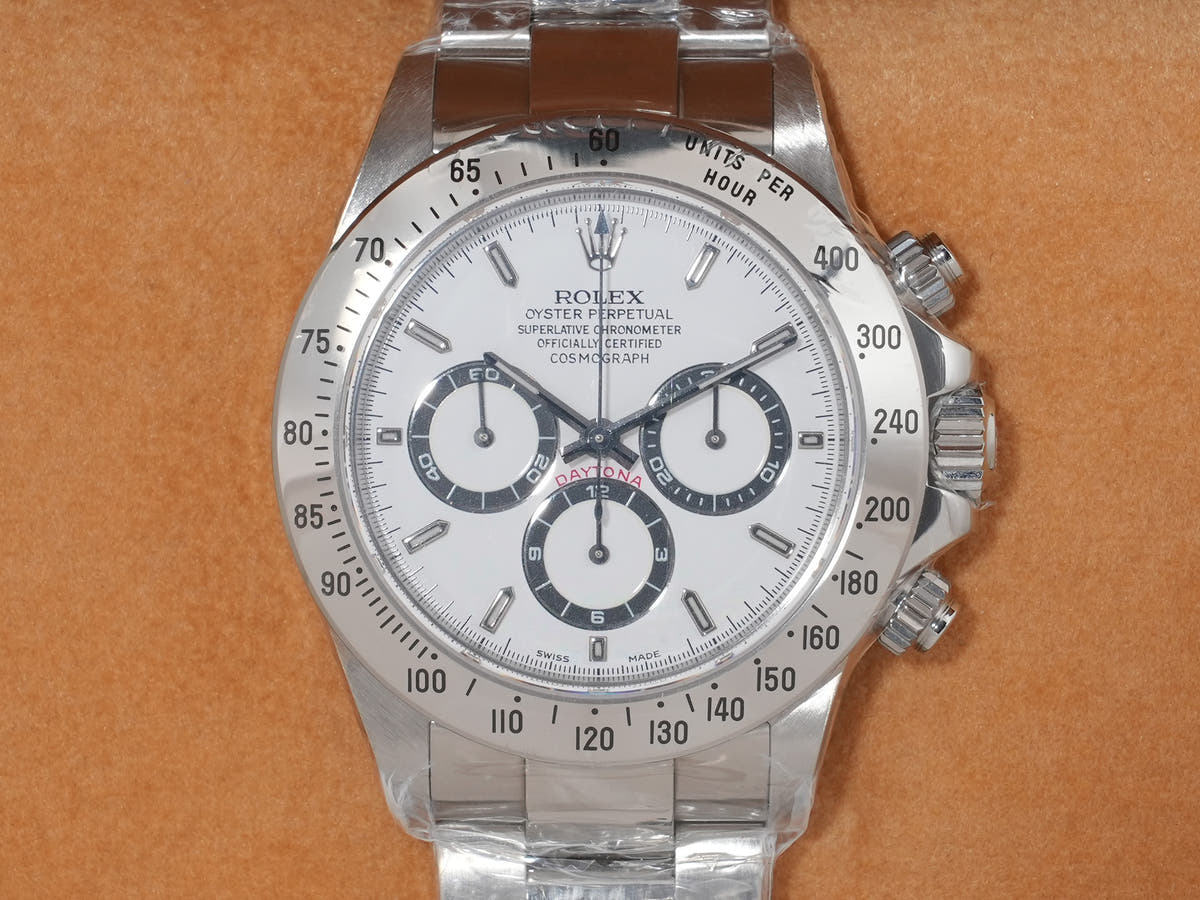 ロレックス デイトナ エルプリメロ Ref.16520 SS ホワイト文字盤 デッドストック hj5mps9r