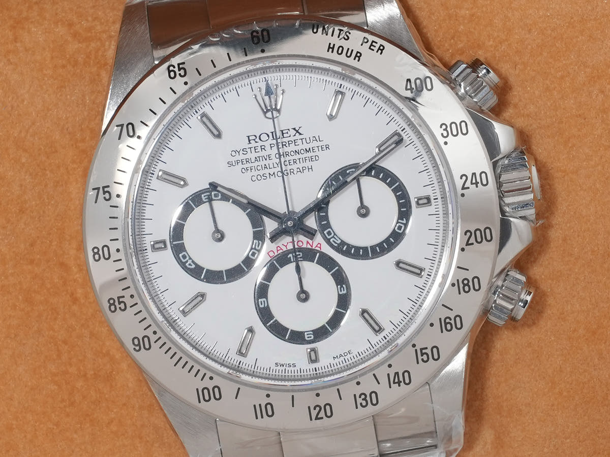 ロレックス デイトナ エルプリメロ Ref.16520 SS ホワイト文字盤 デッドストック hj5mps9r