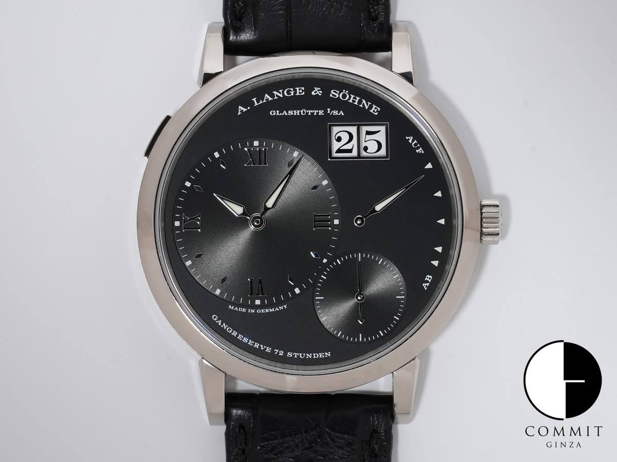 A. Lange &amp; Söhne Grand Lange 1 Ref.117.028 Black Dial Used vppp9q67