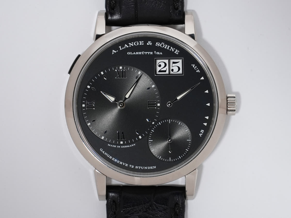 A. Lange &amp; Söhne Grand Lange 1 Ref.117.028 Black Dial Used vppp9q67