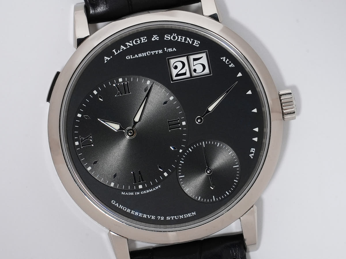 A. Lange &amp; Söhne Grand Lange 1 Ref.117.028 Black Dial Used vppp9q67