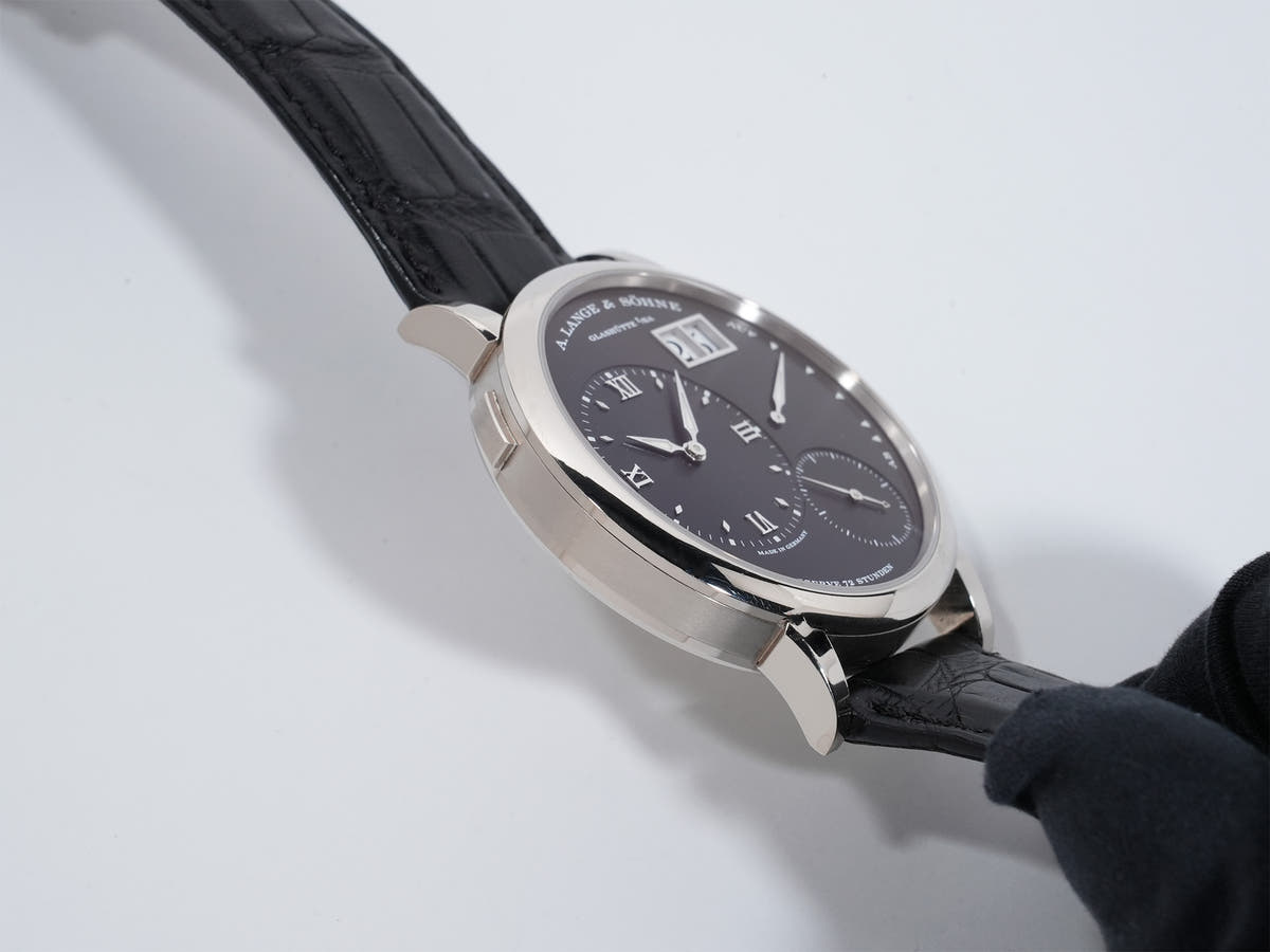 A. Lange &amp; Söhne Grand Lange 1 Ref.117.028 Black Dial Used vppp9q67