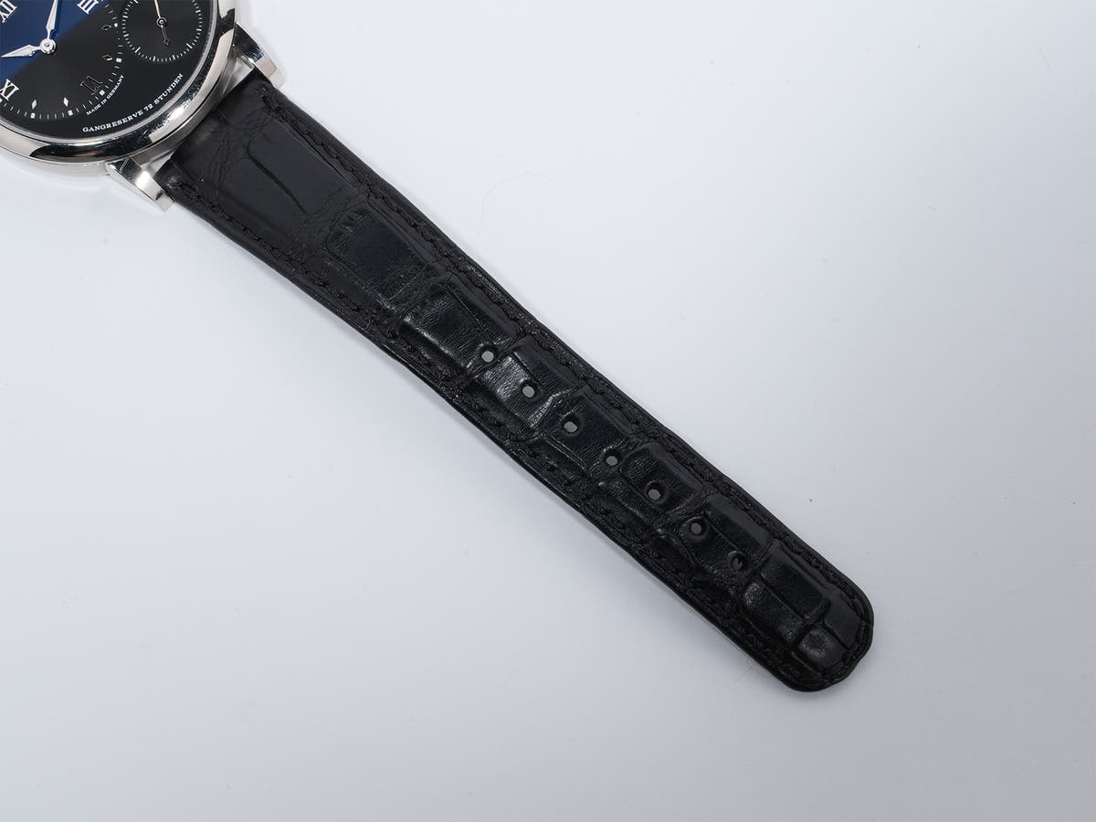 A. Lange &amp; Söhne Grand Lange 1 Ref.117.028 Black Dial Used vppp9q67