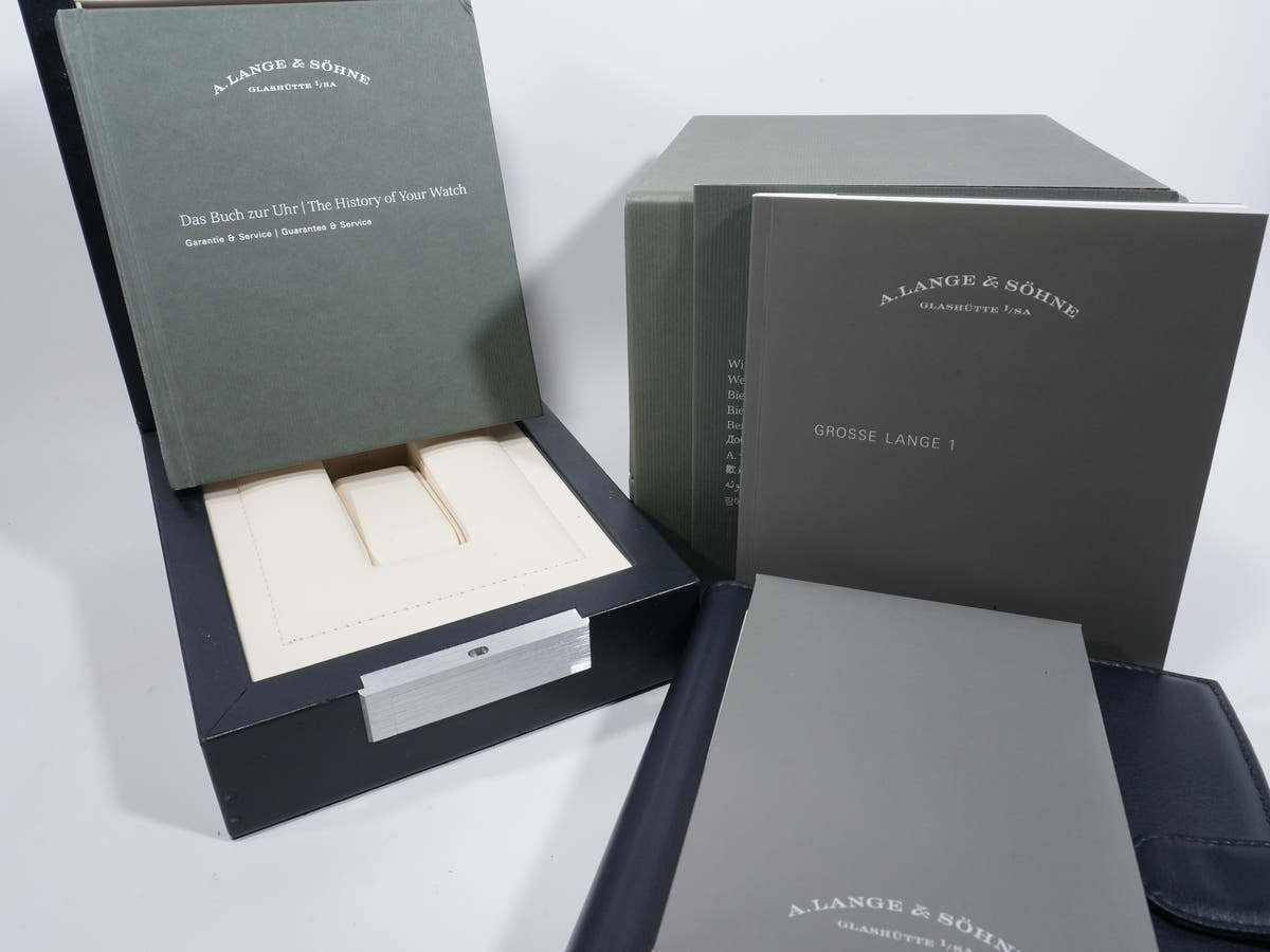 A. Lange &amp; Söhne Grand Lange 1 Ref.117.028 Black Dial Used vppp9q67