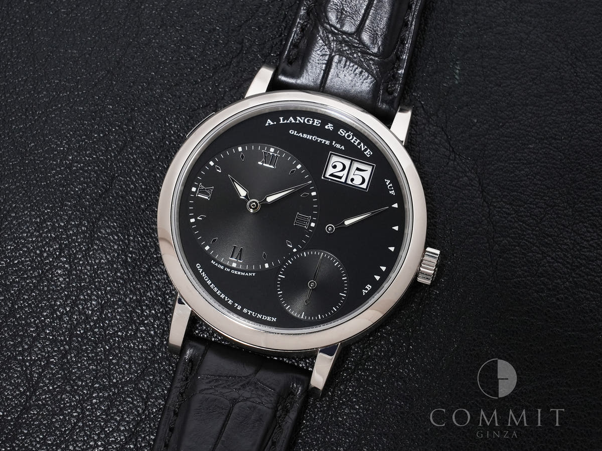 A. Lange &amp; Söhne Grand Lange 1 Ref.117.028 Black Dial Used vppp9q67