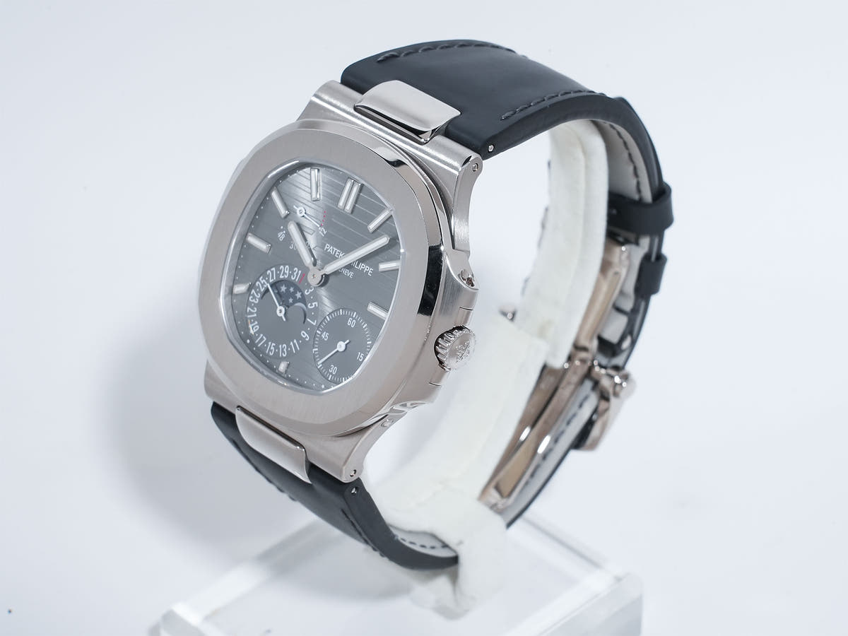 パテックフィリップ ノーチラス プチコンプリケーション Ref.5712G-001 18KWG スレート文字盤 美品 7xb6z5qf