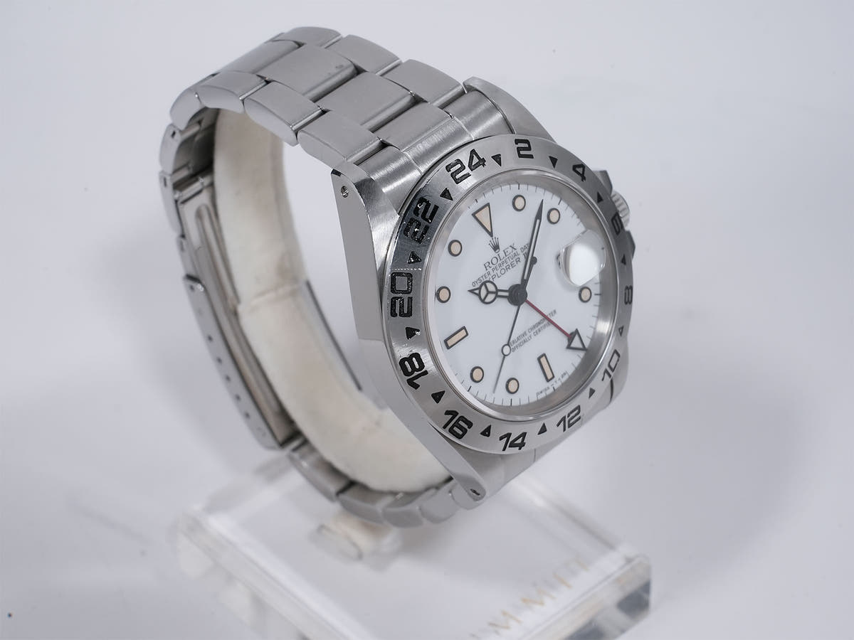 ロレックス エクスプローラーII Ref.16550 SS ホワイト文字盤 中古 65nt9siu