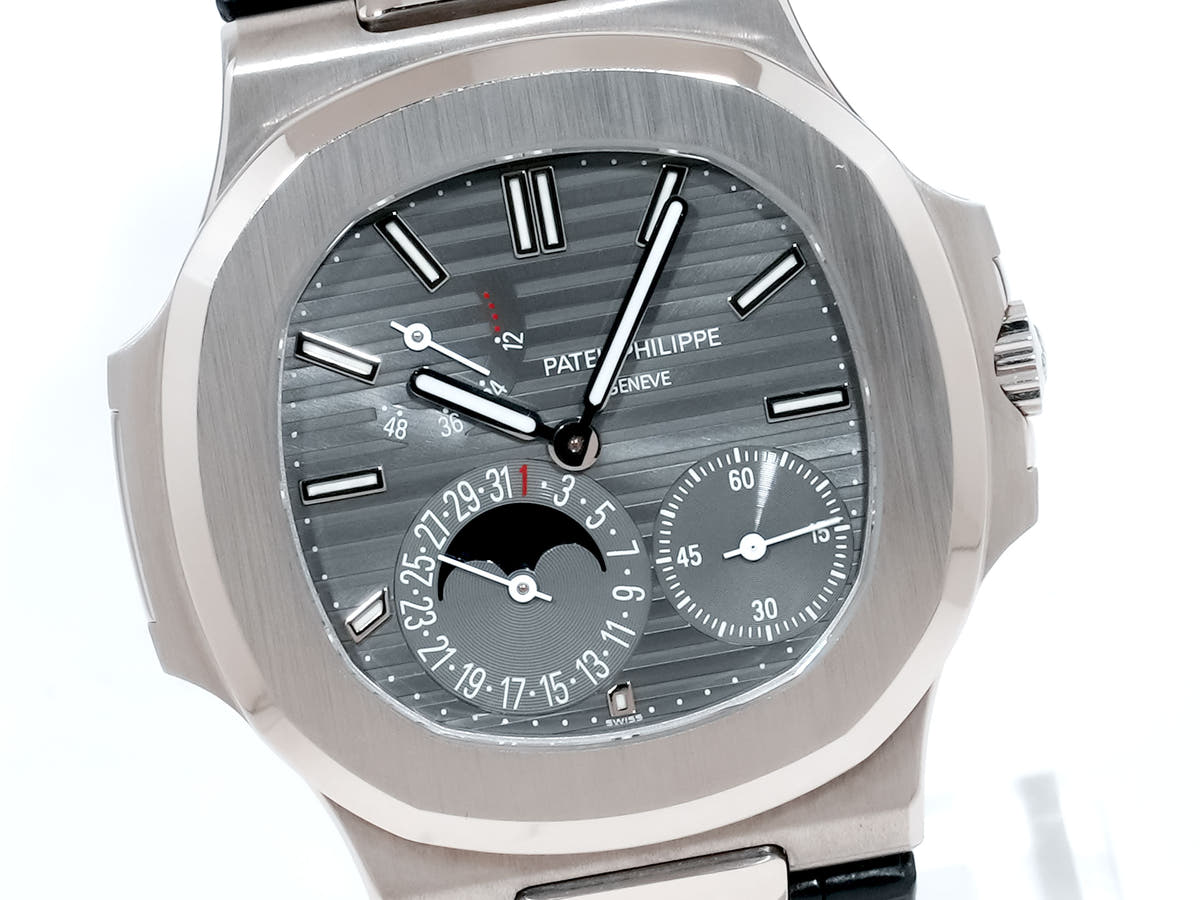 パテックフィリップ ノーチラス プチコンプリケーション Ref.5712G-001 18KWG スレート文字盤 中古 iowjvrva