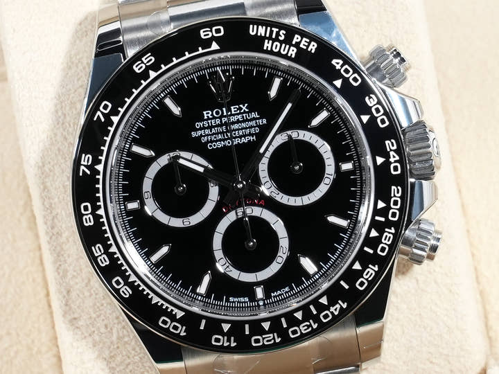 ロレックス デイトナ Ref.126500LN ステンレススチール ブラック文字盤