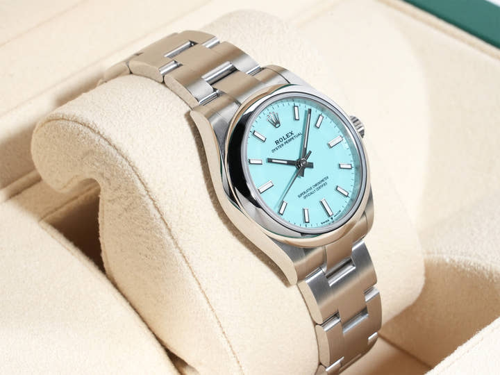 Rolex Oyster Perpetual 31 Ref. 277200 Stainless Steel Turquoise Dial