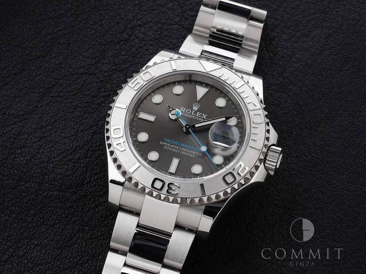 Rolex Yacht-Master 40 Ref. 116622 Stainless Steel/Platinum Dark Rhodium Dial Pre-owned jcdubeco
