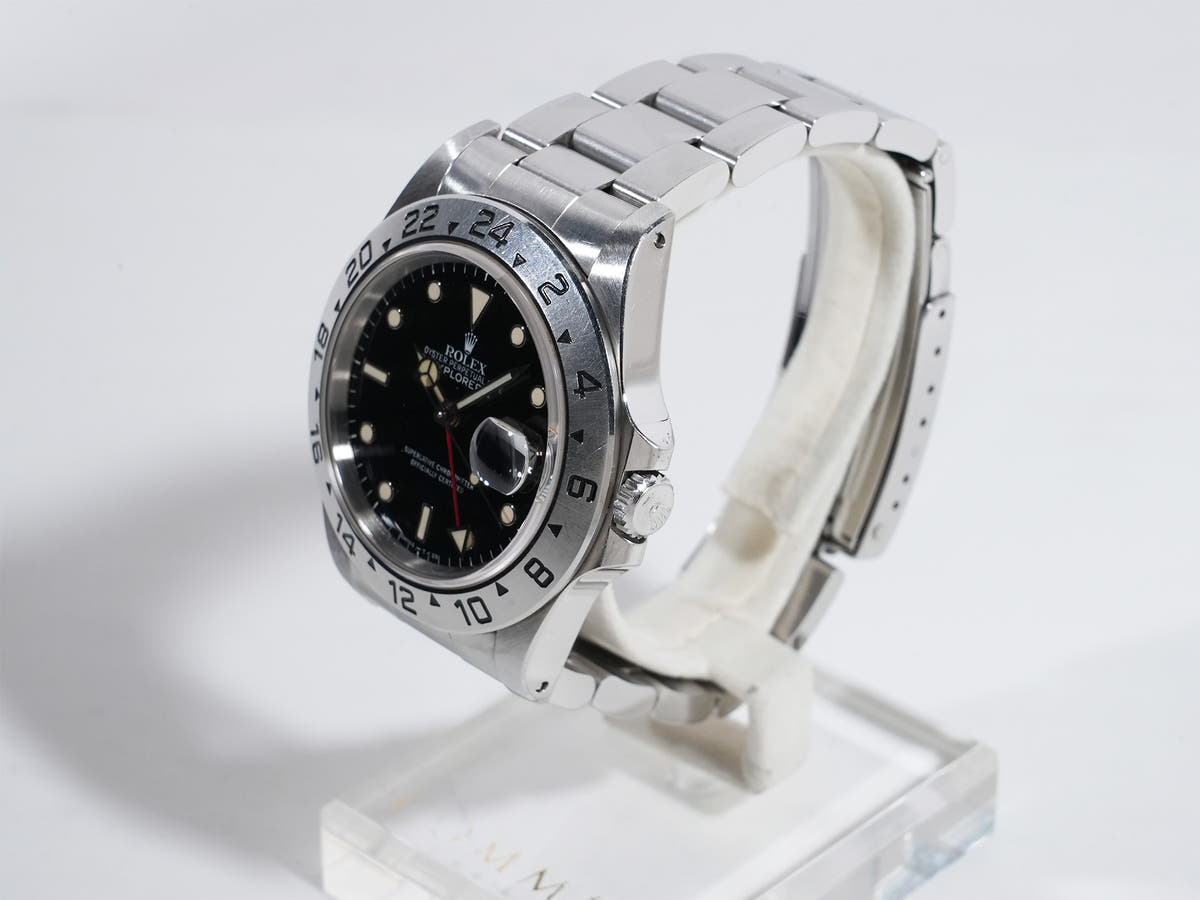 ロレックス エクスプローラーII Ref.16570 ブラック文字盤 中古 28ckfbaf