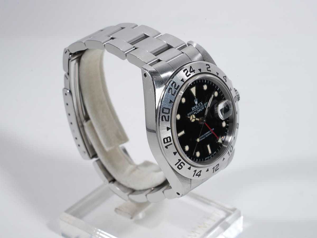ロレックス エクスプローラーII Ref.16570 ブラック文字盤 中古 28ckfbaf
