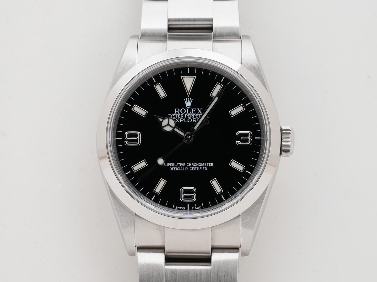 ロレックス エクスプローラーI Ref.114270 ブラック文字盤 中古 jzdtik9m