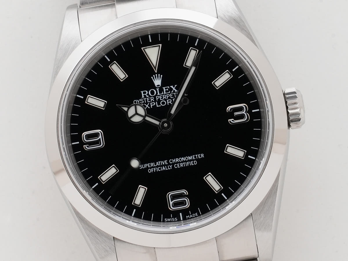 ロレックス エクスプローラーI Ref.114270 ブラック文字盤 中古 jzdtik9m