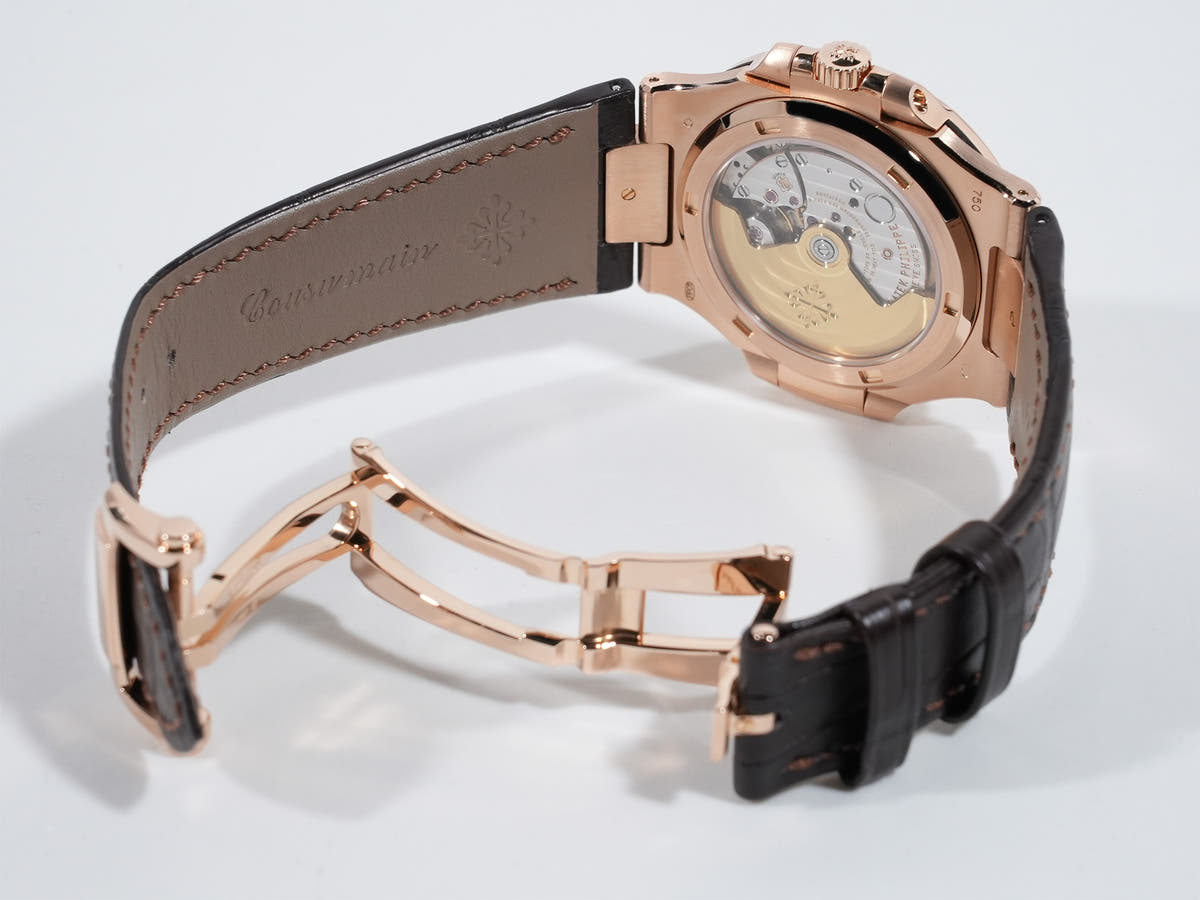 パテックフィリップ ノーチラス Ref.5711R-001 18KRG ブラウン文字盤 美品 aecd8e7s