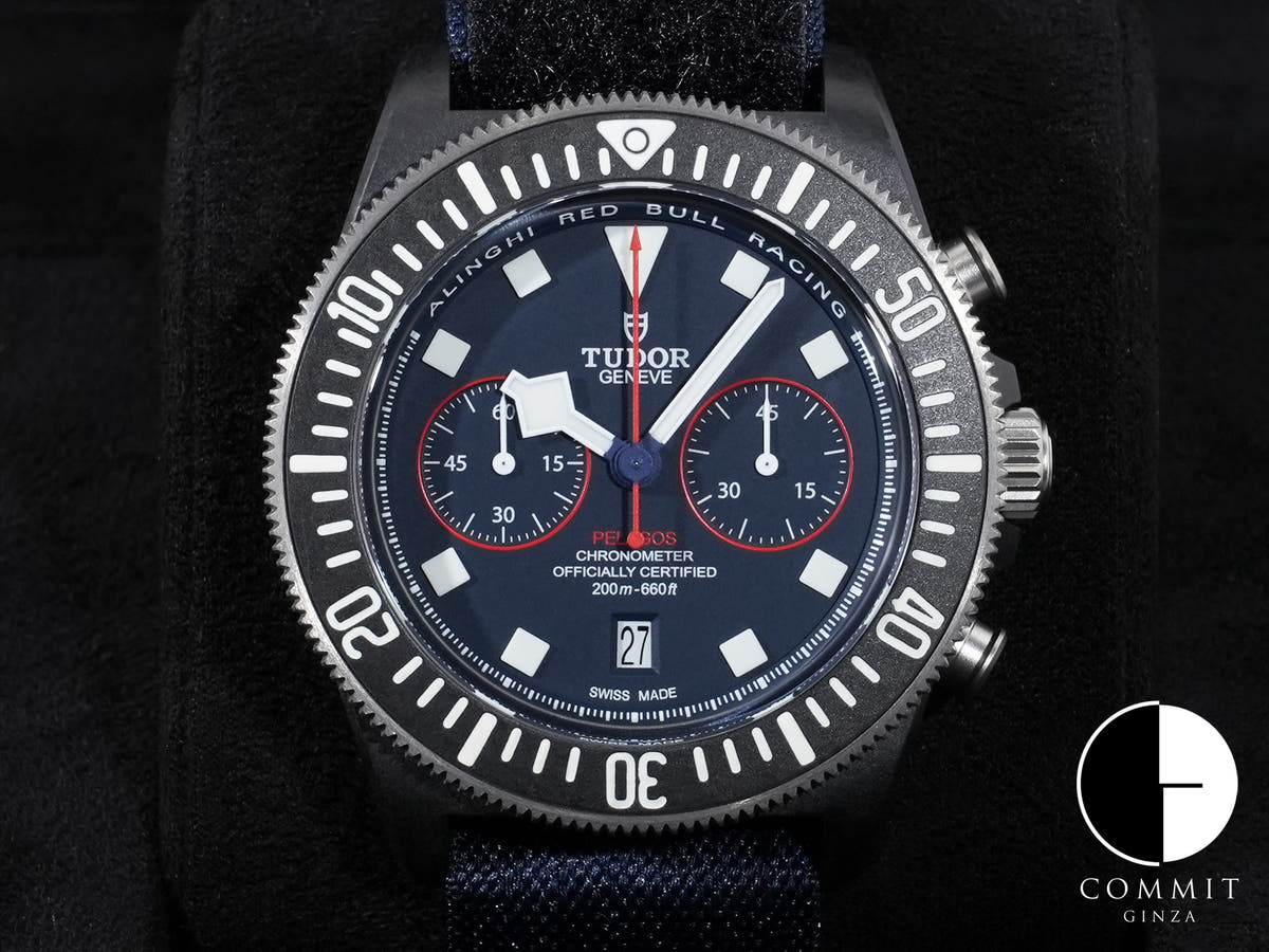 Tudor Pelagos FXD Chronograph Ref. 25807KN CA Blue Dial Unused ef8e67an