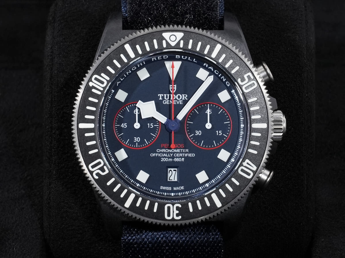 Tudor Pelagos FXD Chronograph Ref. 25807KN CA Blue Dial Unused ef8e67an