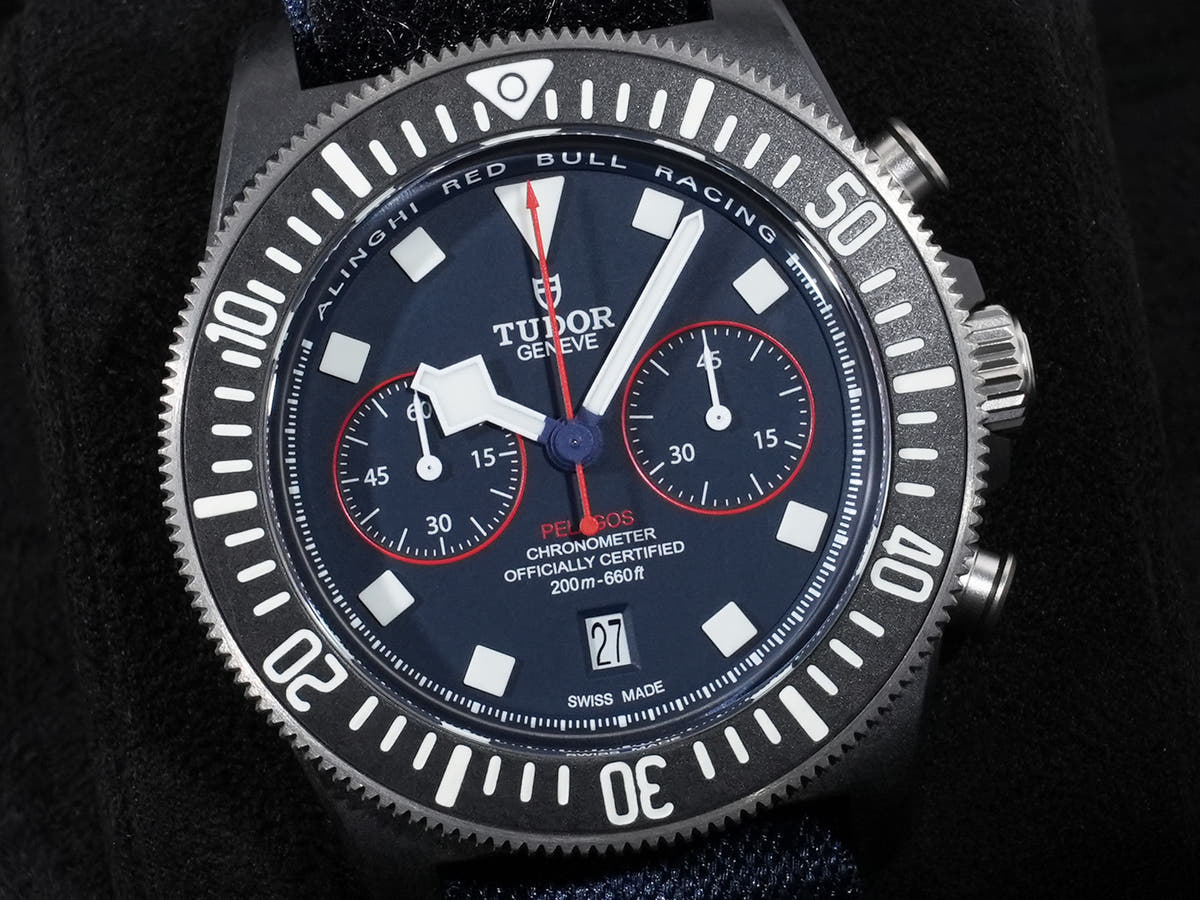 Tudor Pelagos FXD Chronograph Ref. 25807KN CA Blue Dial Unused ef8e67an